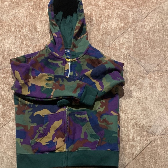 Polo by Ralph Lauren Kids Multicolor Camo Hoodie - Picture 5 of 6